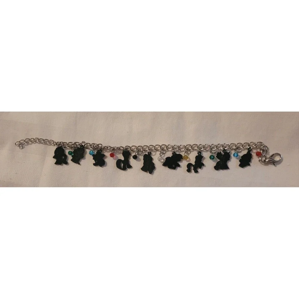 My Little Pony Inspired Adjustable Enamel Dangle Charm Bracelet